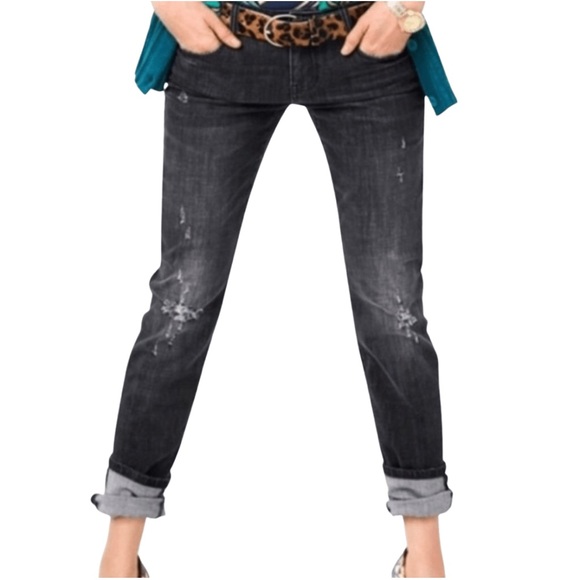 CAbi Denim - CABI Slim Boyfriend Jeans | Black | Size 2